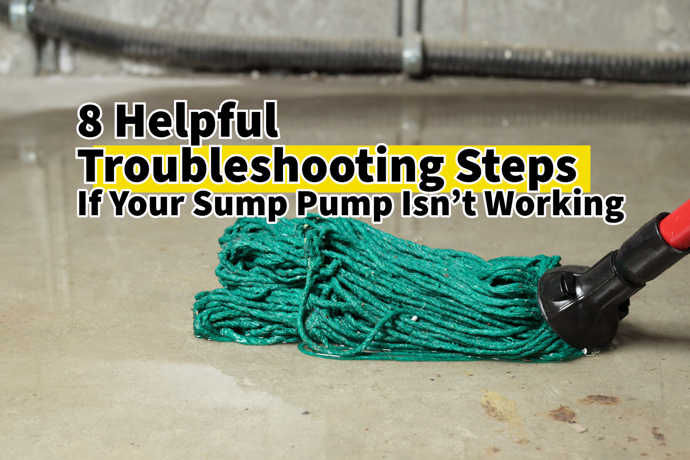 A homeowner’s guide to troubleshooting a malfunctioning sump pump. Plumbing and drain services in Pickerington, Ohio.